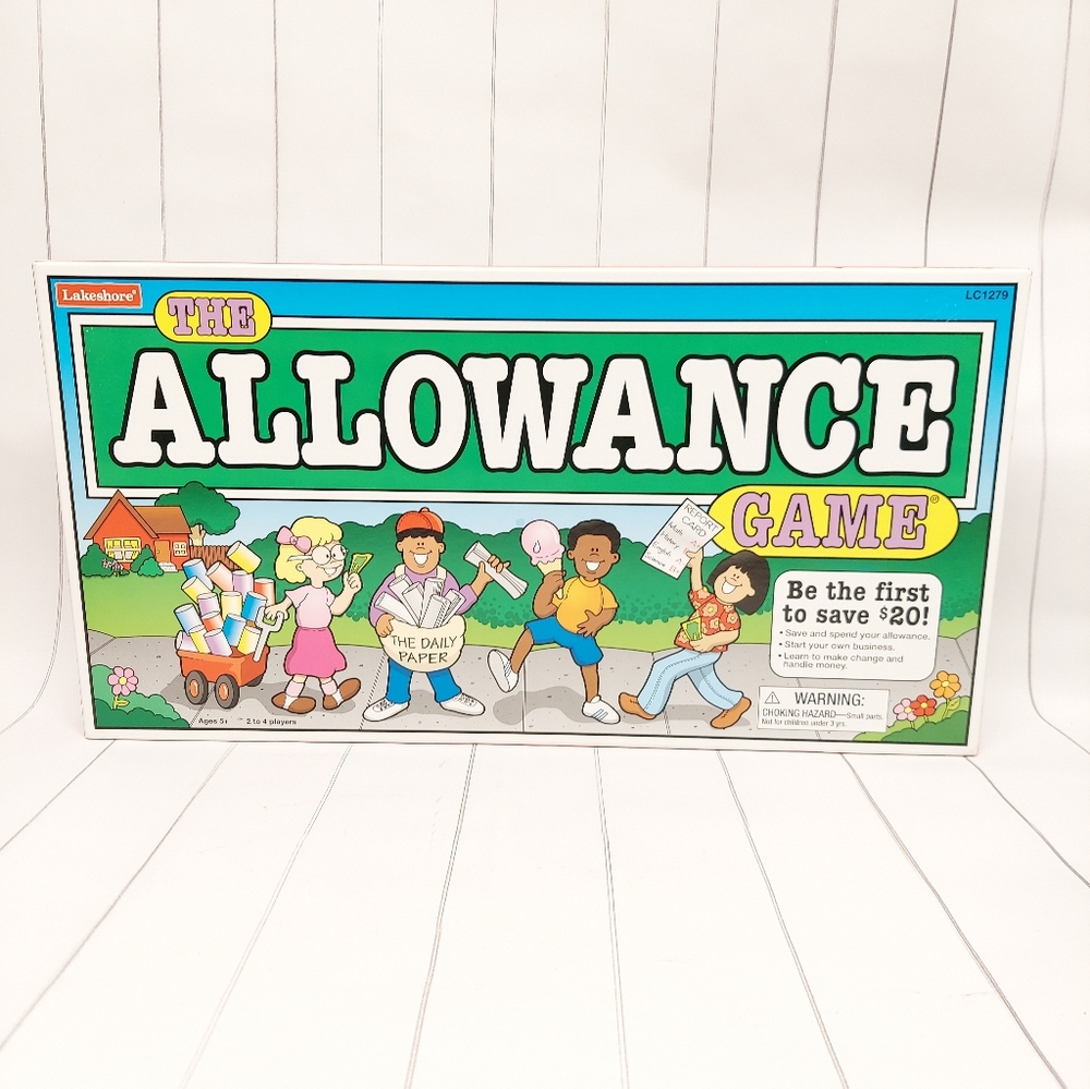 Lakeshore Learning Vintage 90s The Allowance Board Game Educational Homeschool
